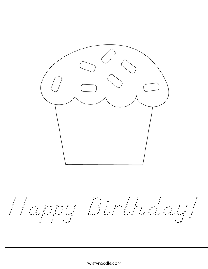 Happy Birthday! Worksheet