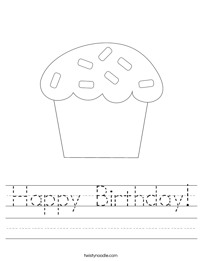 Happy Birthday! Worksheet