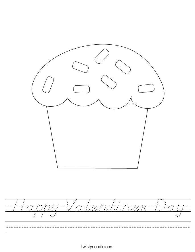 Happy Valentines Day Worksheet
