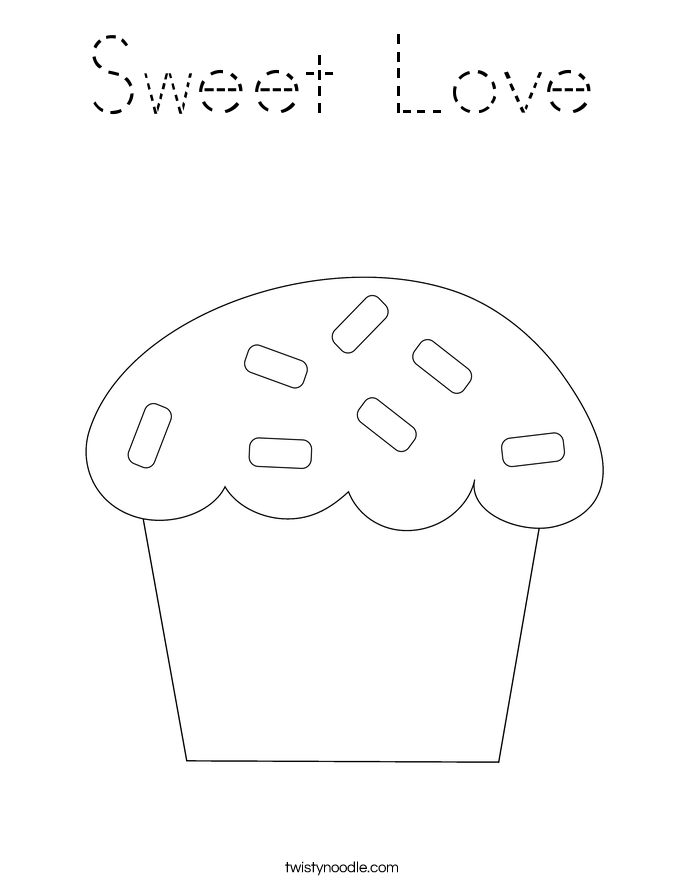 Sweet Love Coloring Page