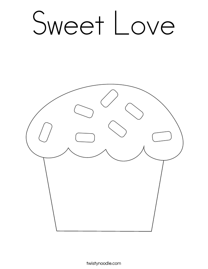 Sweet Love Coloring Page