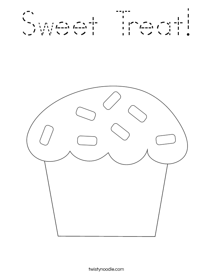 Sweet Treat! Coloring Page