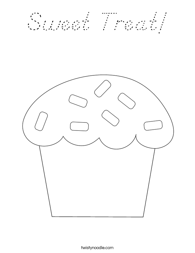 Sweet Treat! Coloring Page
