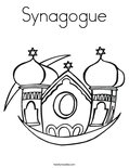 Synagogue Coloring Page