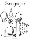 Synagogue Coloring Page