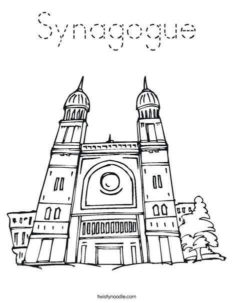 Synagogue3 Coloring Page