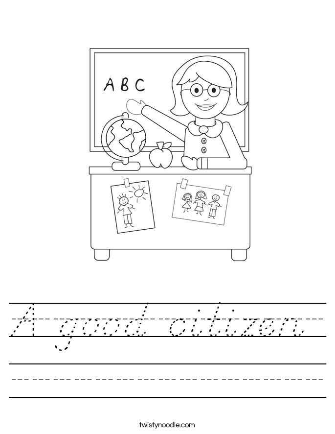 A good citizen  Worksheet