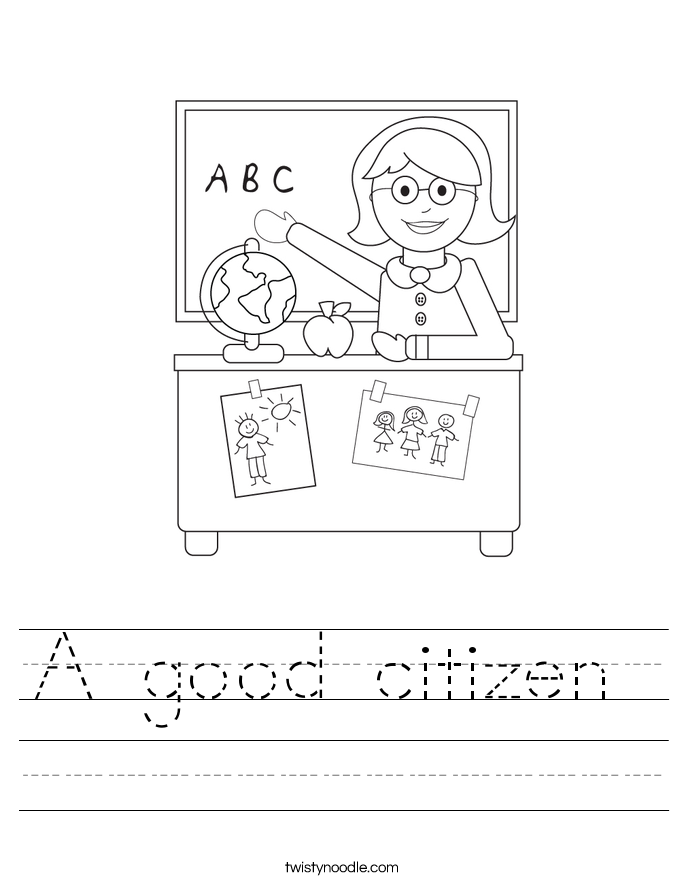 A good citizen  Worksheet