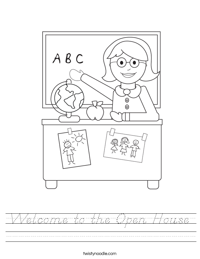 Welcome to the Open House Worksheet