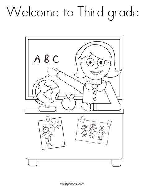 Teacher Sitting Coloring Page