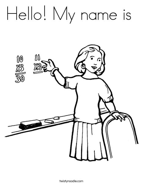 Best Teacher Coloring Page