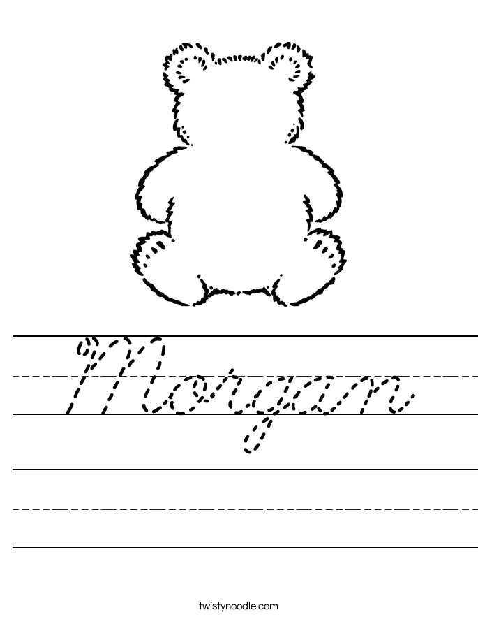 Morgan Worksheet