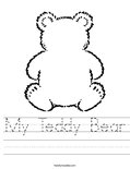 My Teddy Bear Worksheet