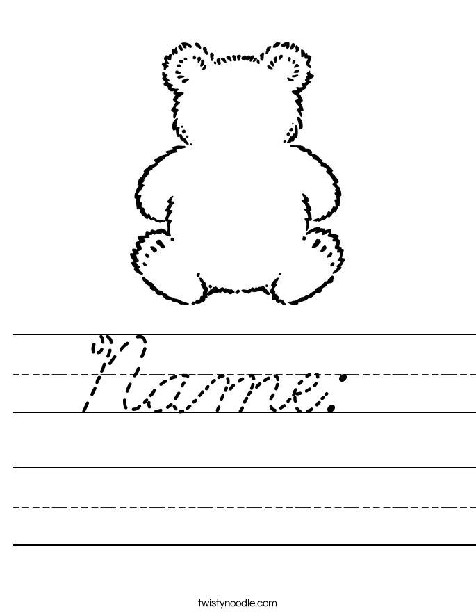 Name:  Worksheet