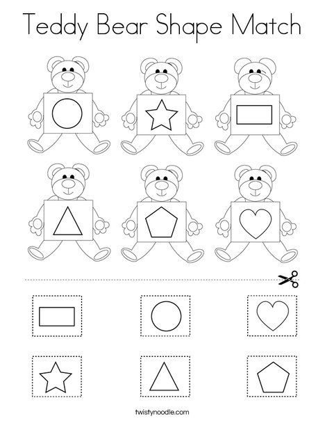Teddy deals bear shape