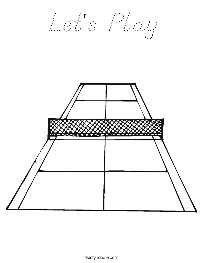 Let's Play Coloring Page