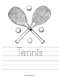 Tennis Worksheet