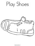 Play ShoesColoring Page