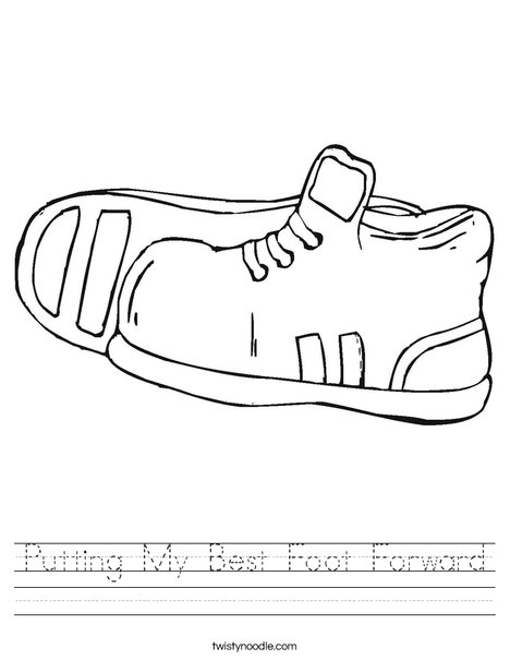 Tennis Shoes 1 Worksheet