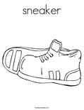 sneakerColoring Page