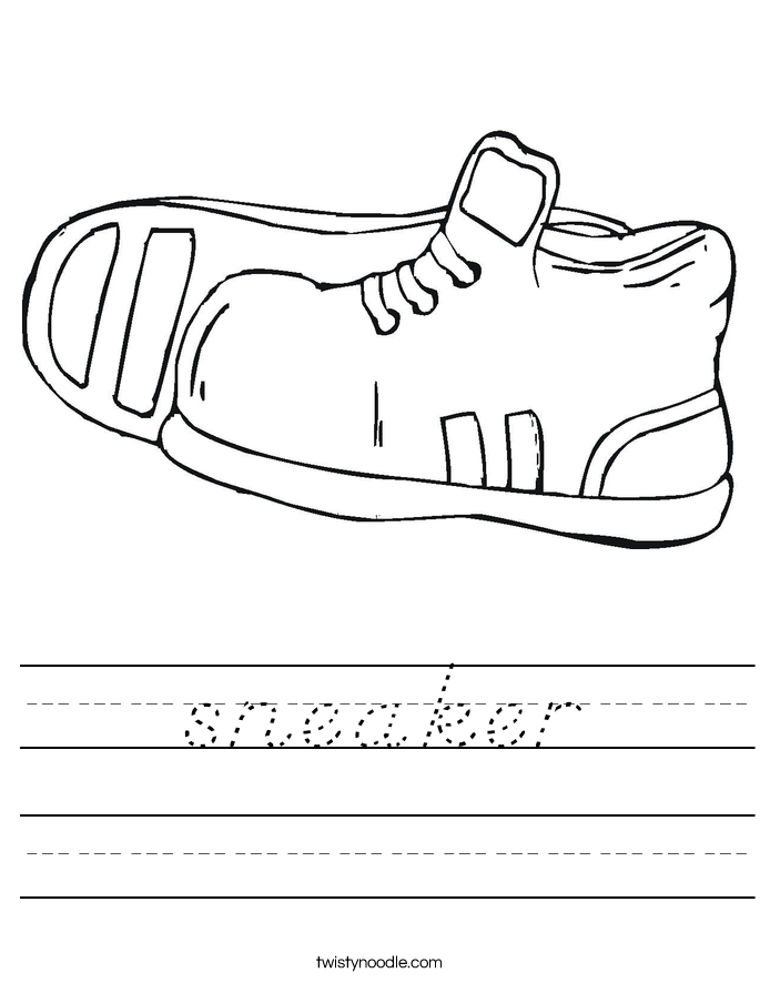 sneaker Worksheet