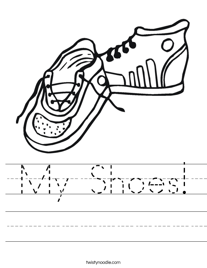 My Shoes! Worksheet