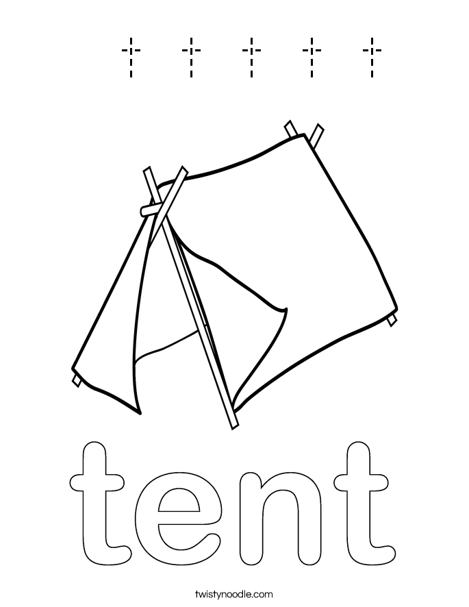  t t t t t Coloring Page