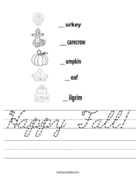 Thanksgiving Worksheet Worksheet