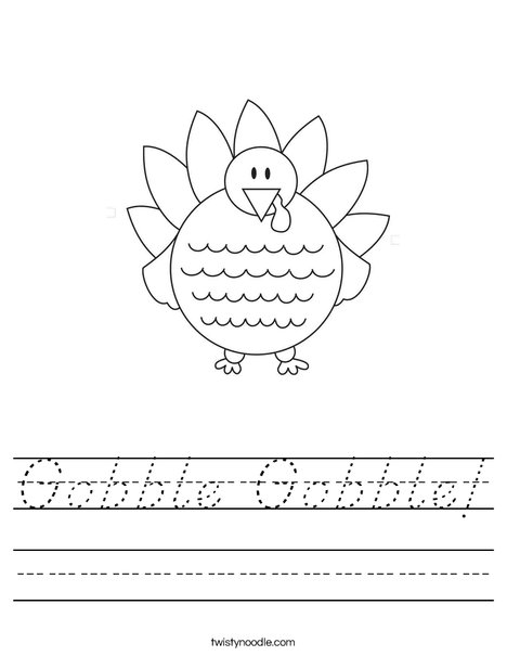 Thanksgiving Worksheet