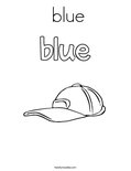  blue Coloring Page