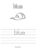 blue Worksheet