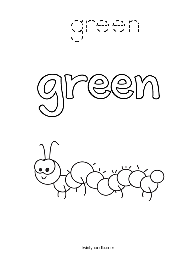  green Coloring Page