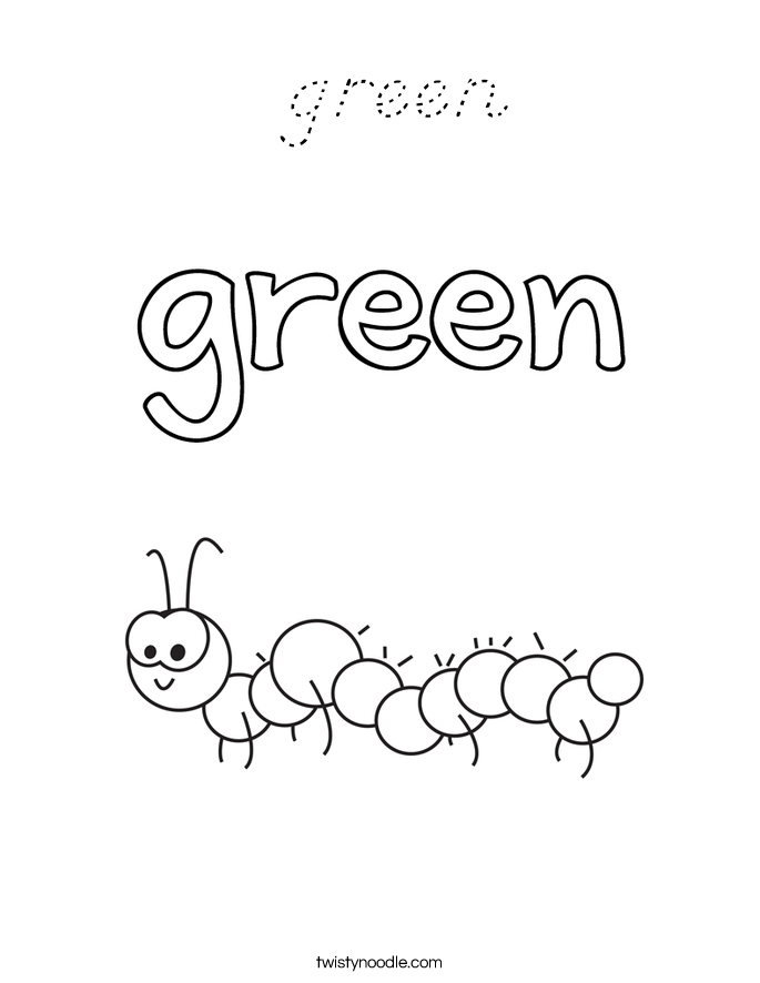  green Coloring Page