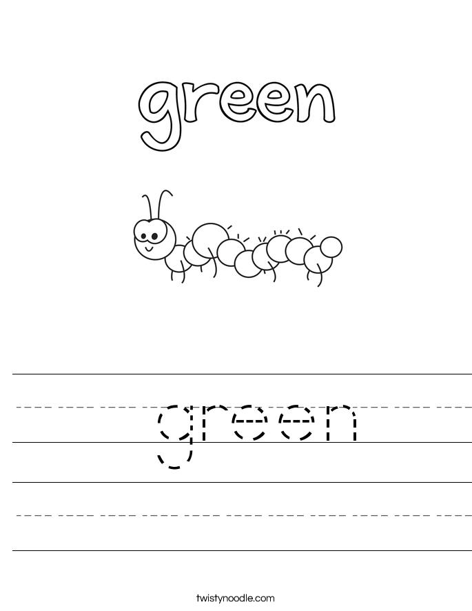  green Worksheet