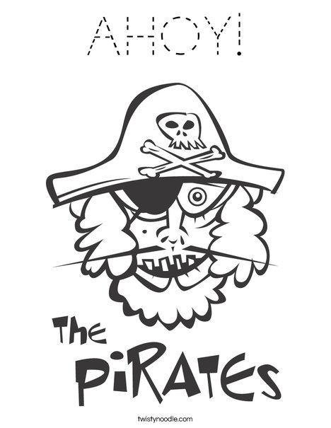 The Pirates Coloring Page