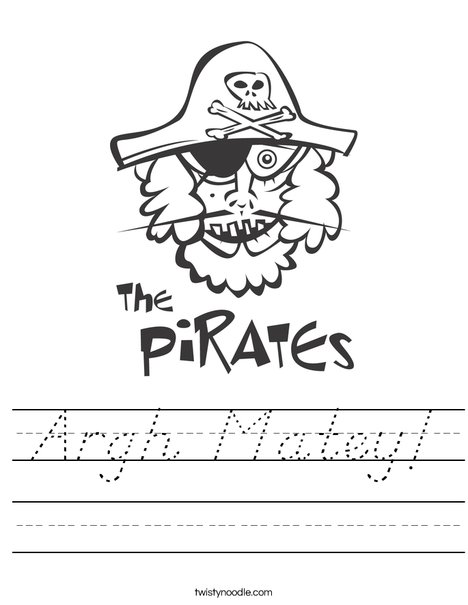 The Pirates Worksheet