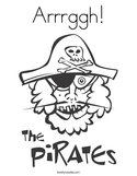 Arrrggh Coloring Page