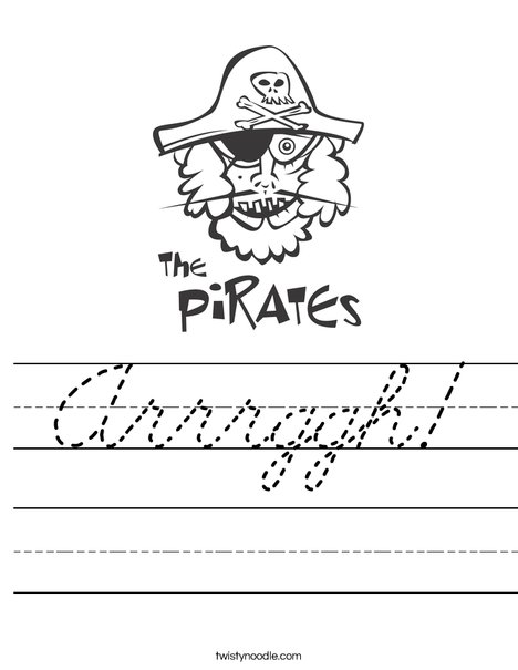 The Pirates Worksheet