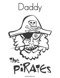 Daddy Coloring Page