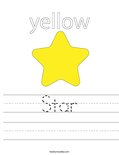 Star Worksheet