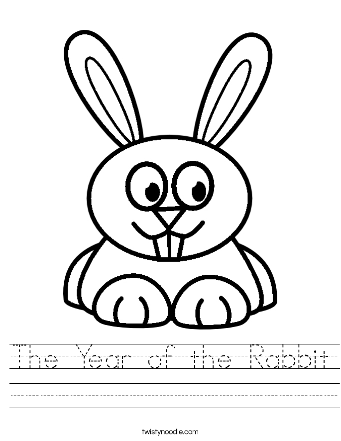 The Year of the Rabbit Worksheet