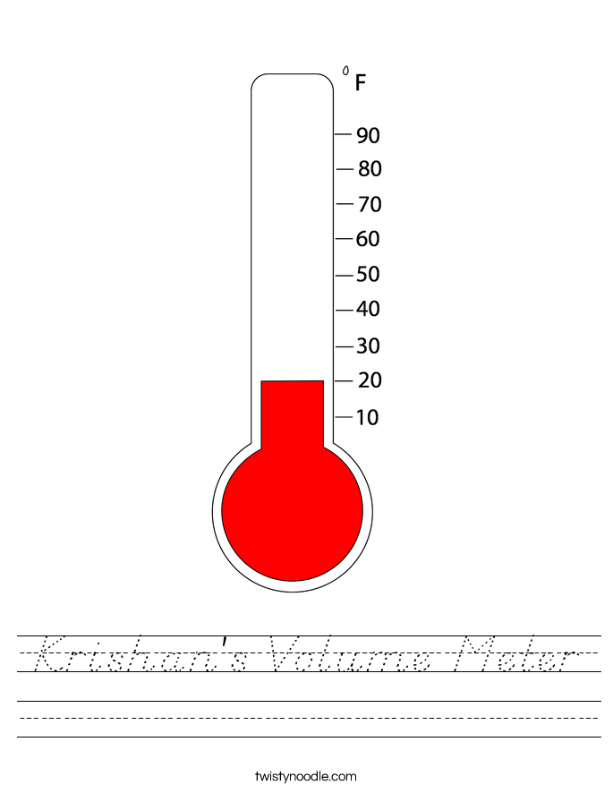 Krishan's Volume Meter Worksheet