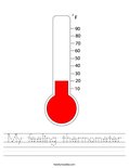 My feeling thermometer Worksheet