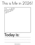 This is Me in 2026! Coloring Page