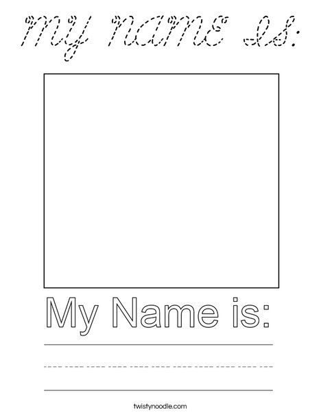 This is ME! Coloring Page