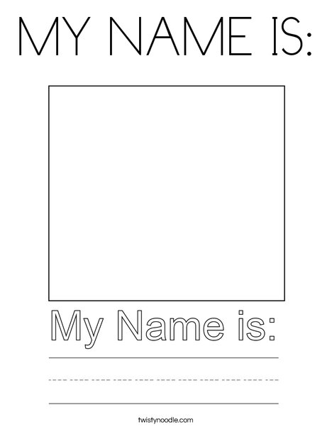 This is ME! Coloring Page