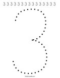 3 3 3 3 3 3 3 3 3 3 3 3 3 3 3  Coloring Page