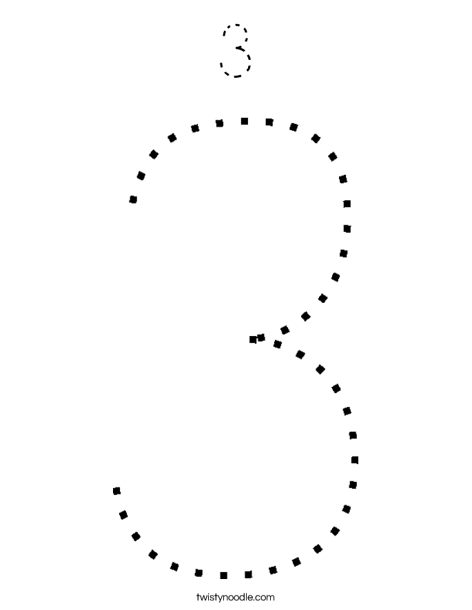 3 Coloring Page