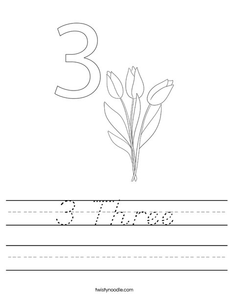 Elephant Three Worksheet