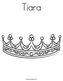 Tiara Coloring Page